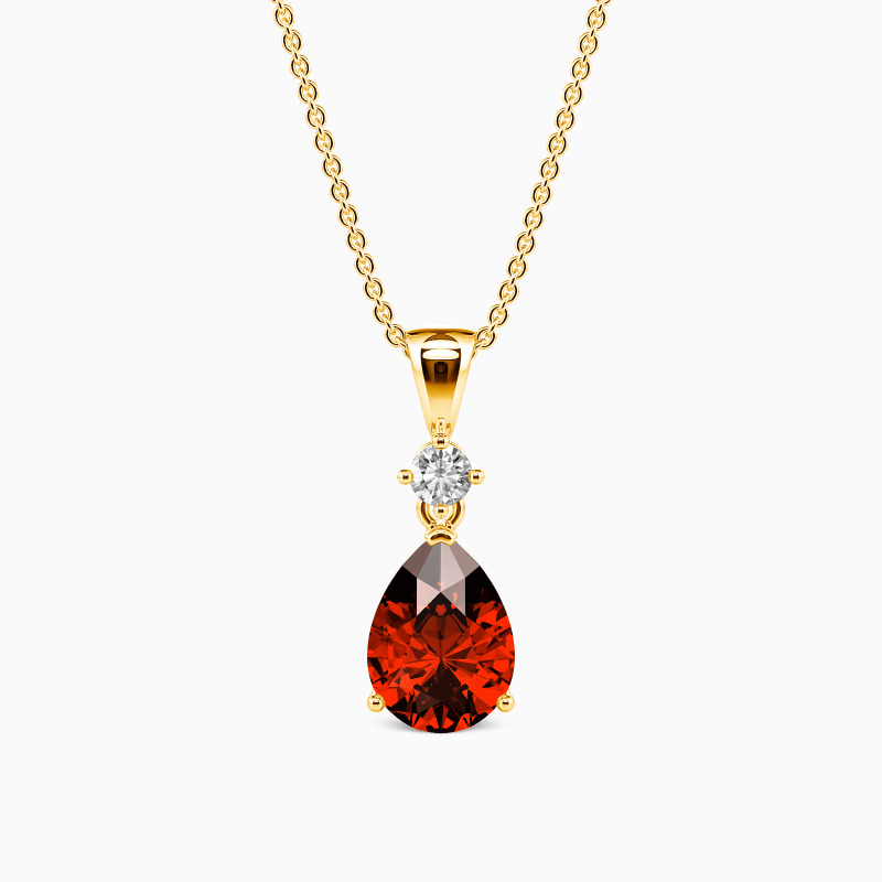 SHE·SAID·YES "Magic in Your Eyes" Pear Cut Pendant Jewelry Chain