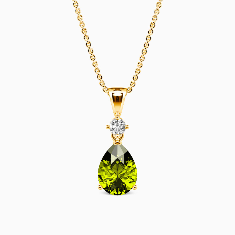 SHE·SAID·YES "Magic in Your Eyes" Pear Cut Pendant Jewelry Chain