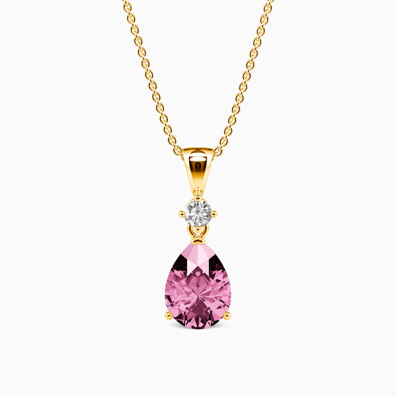 SHE·SAID·YES "Magic in Your Eyes" Pear Cut Pendant Jewelry Chain