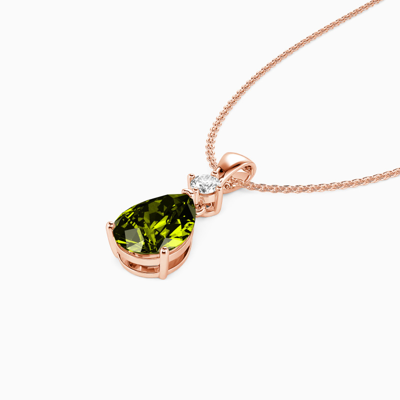 "Magic in Your Eyes" Pear Cut Necklace
