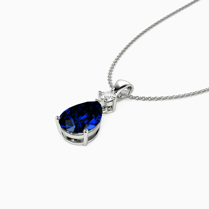 "Magic in Your Eyes" Pear Cut Necklace