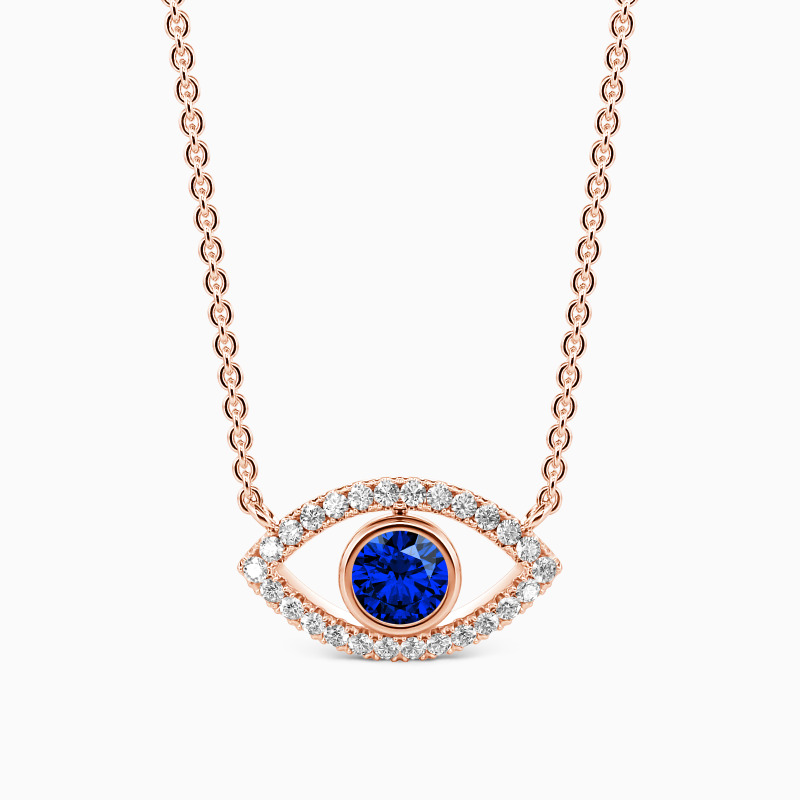 SHE·SAID·YES "Evil Eye" Round Cut Jewelry Chains