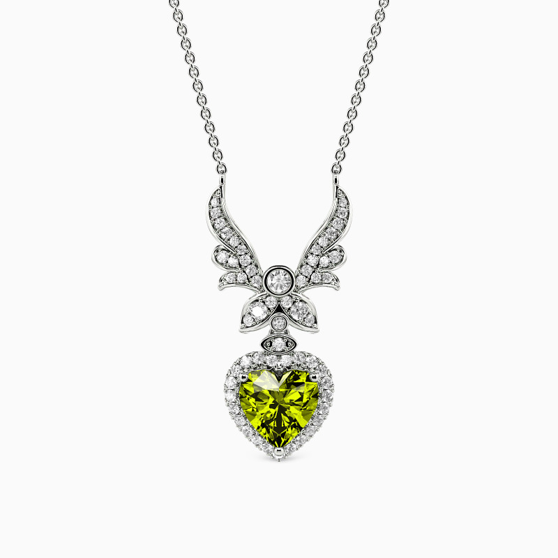 "Angel’s Heart" Halo Necklace