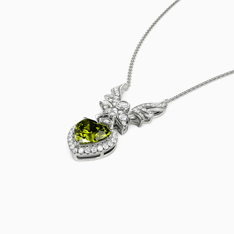 "Angel’s Heart" Halo Necklace