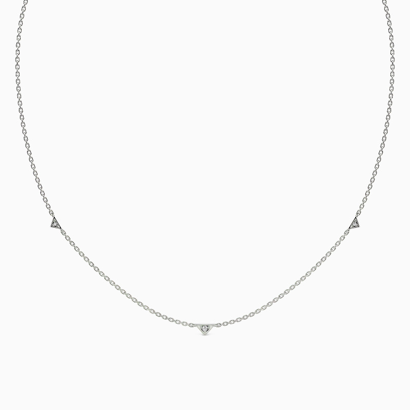 "Faithfully" Round Cut Necklace