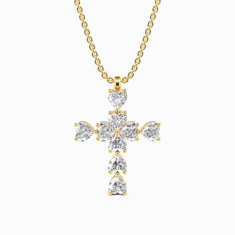 "Heart to Faith" Cross Necklace