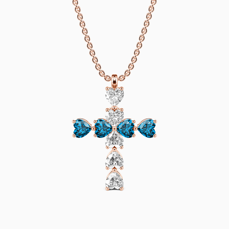 "Heart to Faith" Cross Necklace