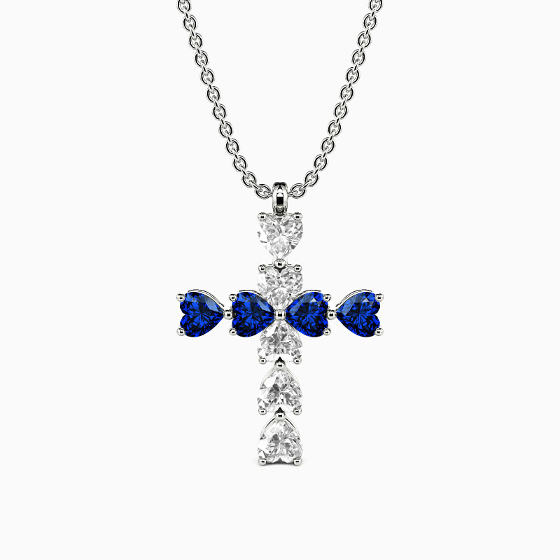 "Heart to Faith" Cross Necklace