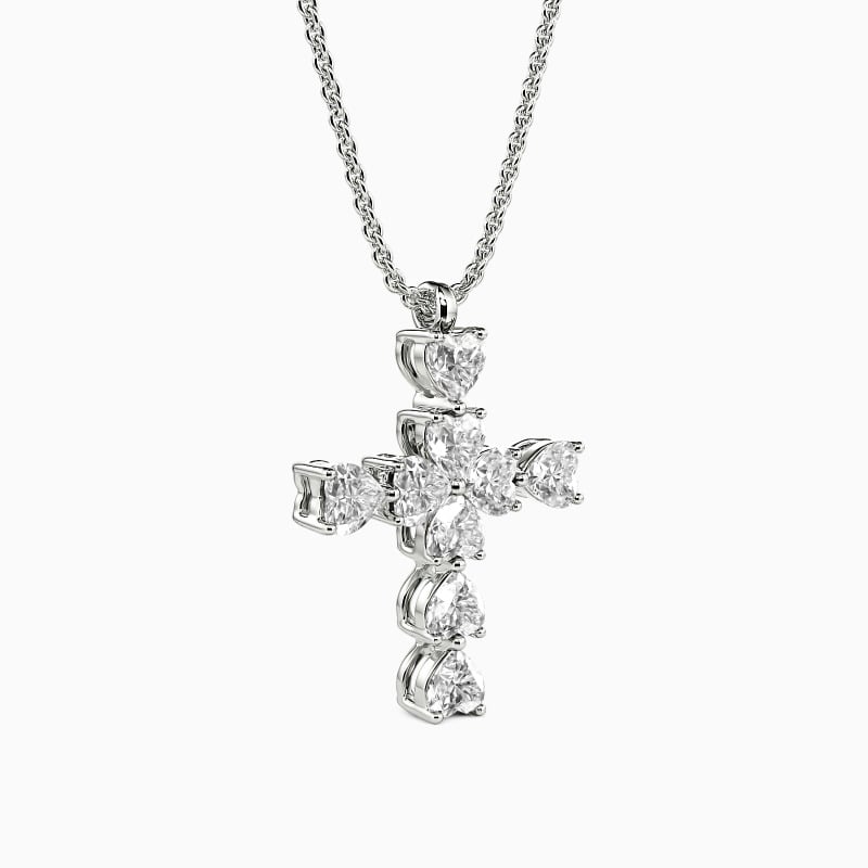 "Heart to Faith" Cross Necklace