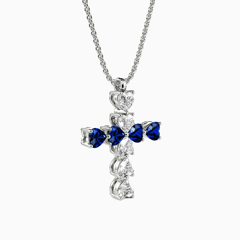 "Heart to Faith" Cross Necklace