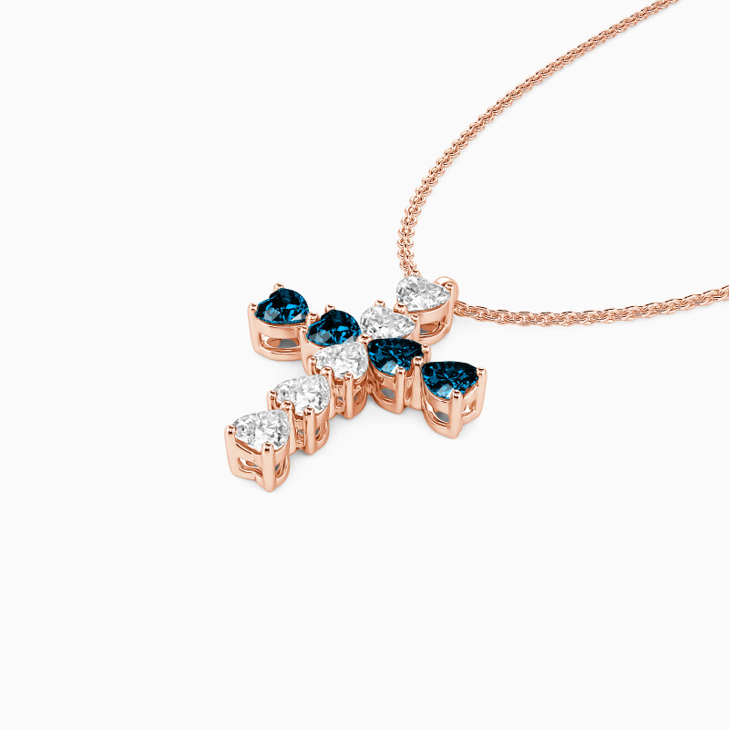 "Heart to Faith" Cross Necklace