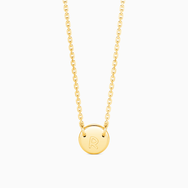 "Your Initials by My Heart" Engravable Necklace