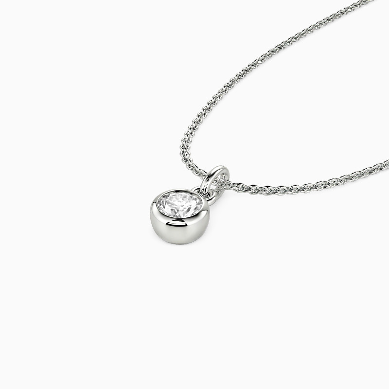 "Growing Fond Of You" Round Cut Necklace