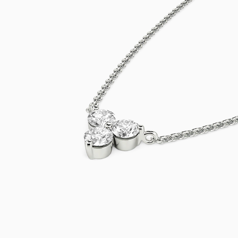 "Nobody Compares To You" Round Cut Necklace