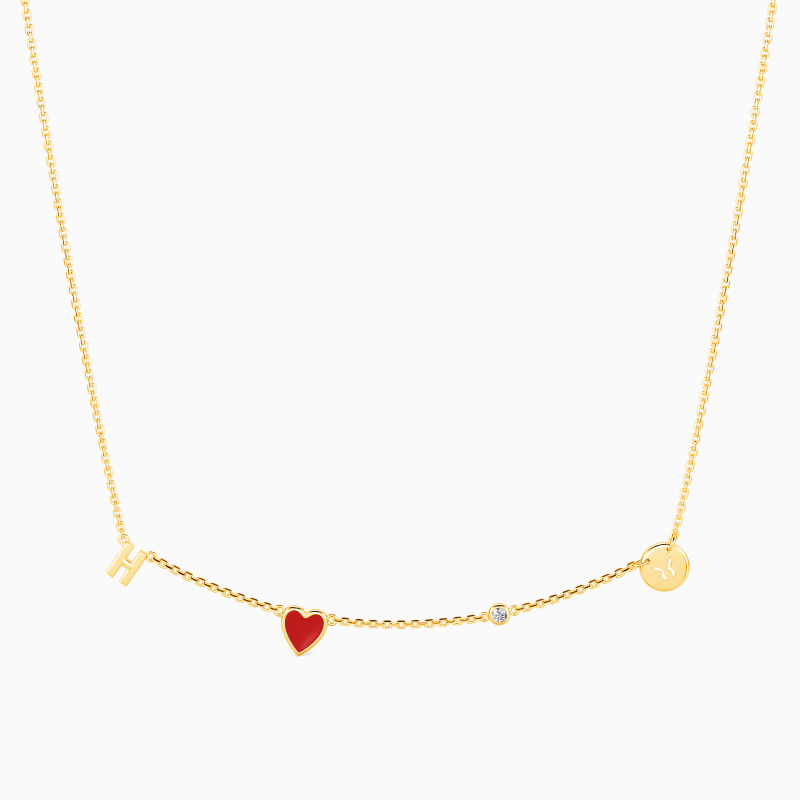 "Written in the Stars" Personalized Initial Necklace