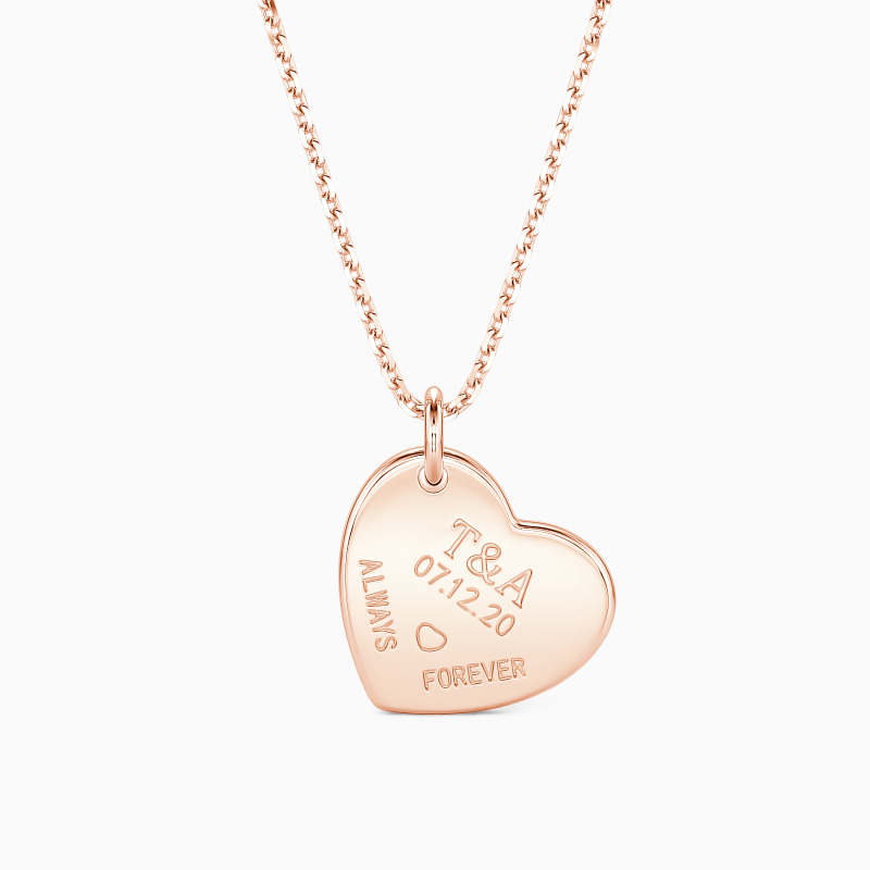"My Whole Heart" Engravable Necklace