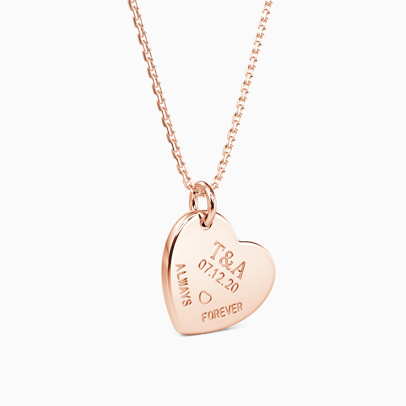 "My Whole Heart" Engravable Necklace