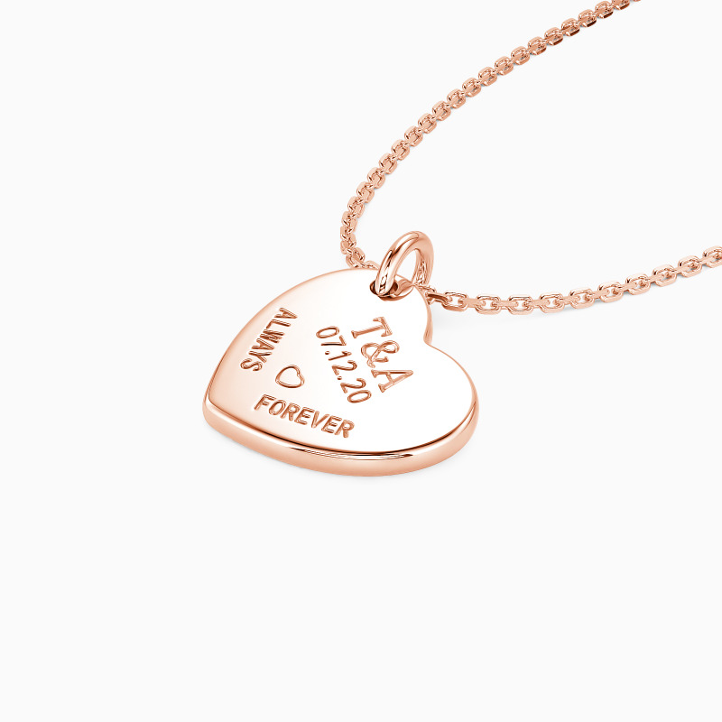 "My Whole Heart" Engravable Necklace