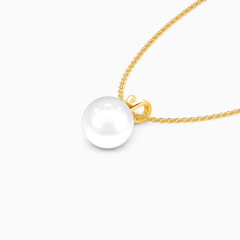 "Whisper of the Deep" 8-8.5mm Freshwater Pearl Necklace