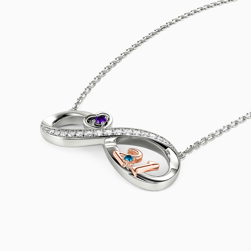 "A Bond of Forever" Personalized Number Necklace