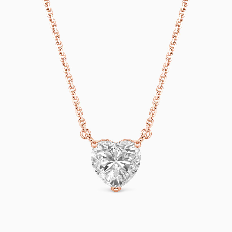 "Brume d'Amour" Collier en Cœur