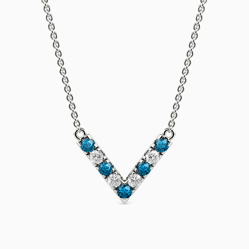 "Leading to the Heart" V Shape Bar Necklace
