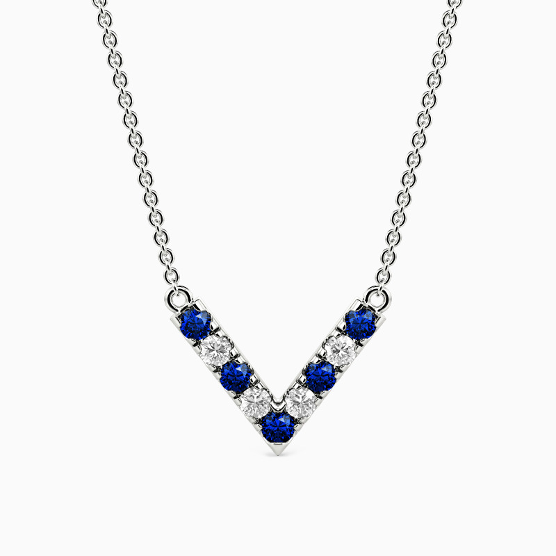 "Leading to the Heart" V Shape Bar Necklace