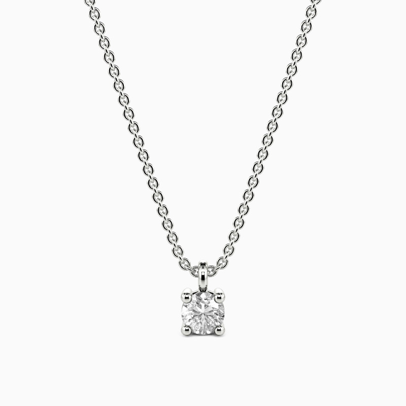 "One & Only" Round Cut Necklace