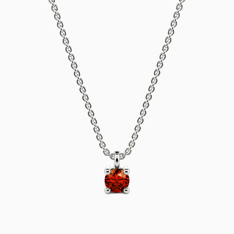 "One & Only" Round Cut Necklace