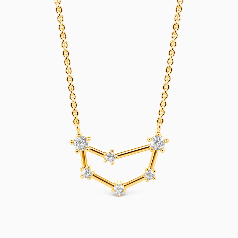 "The Peak" Capricorn Constellation Necklace