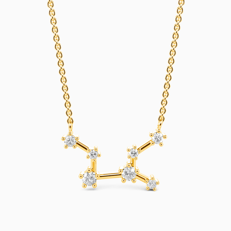 "The Pure" Virgo Constellation Necklace