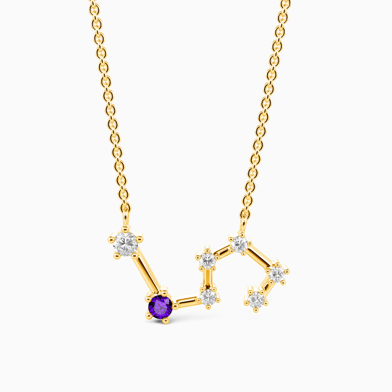 "The Flare" Leo Constellation Necklace