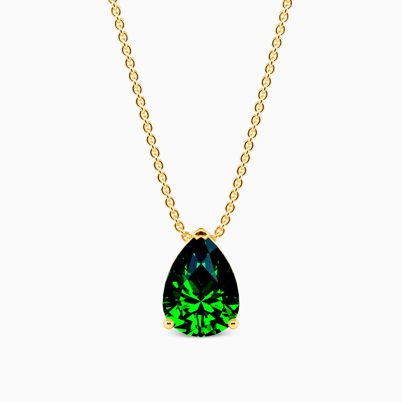 "Morning Mist" Pear Cut Necklace