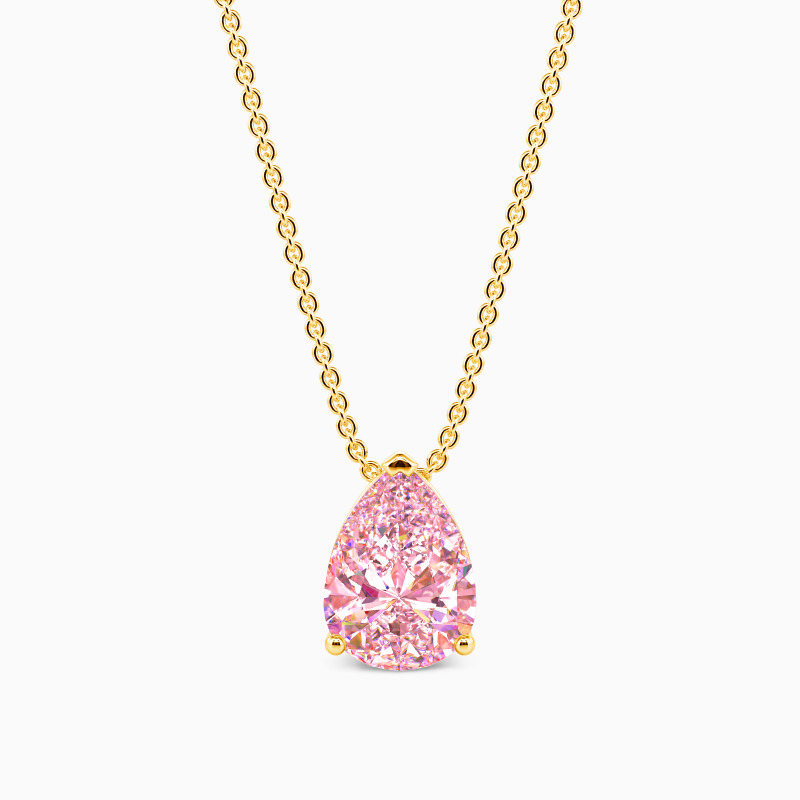 "Morning Mist" Pear Cut Necklace