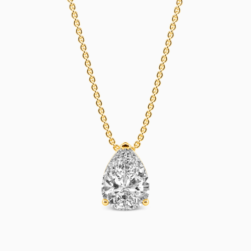 "Morning Mist" Pear Cut Necklace