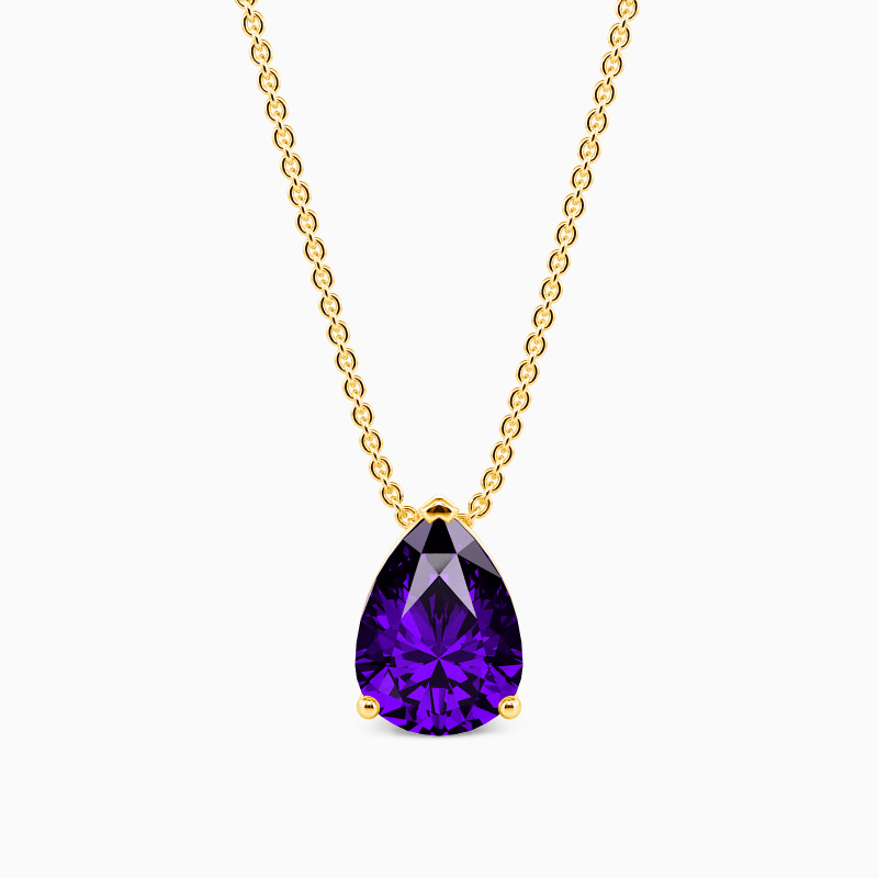 "Morning Mist" Pear Cut Necklace