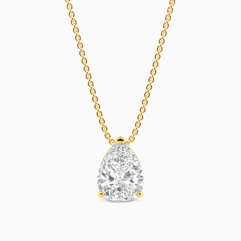 "Morning Mist" Pear Cut Necklace
