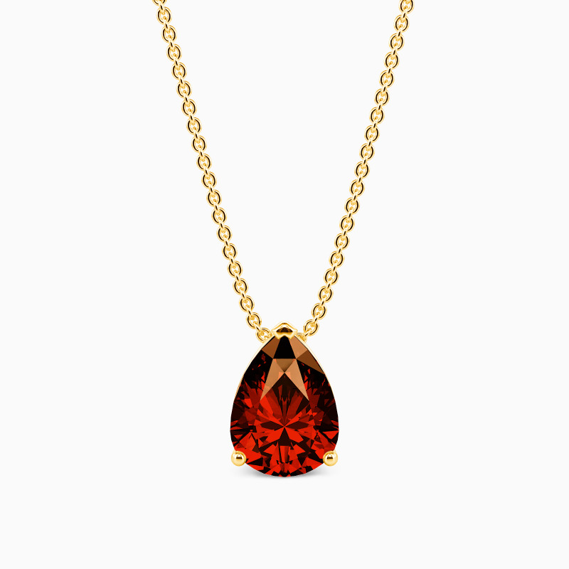 "Morning Mist" Pear Cut Necklace