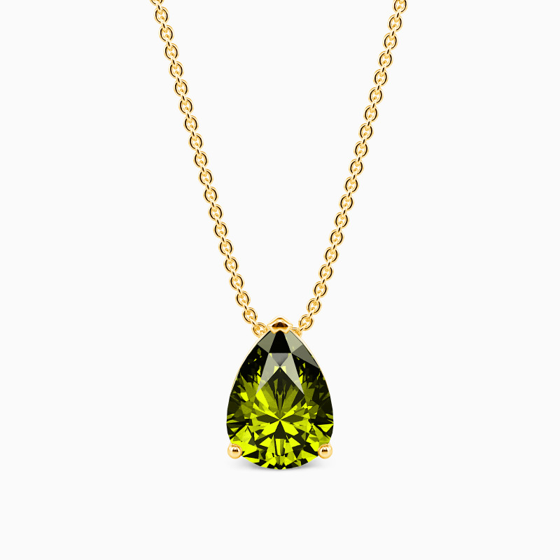 "Morning Mist" Pear Cut Necklace