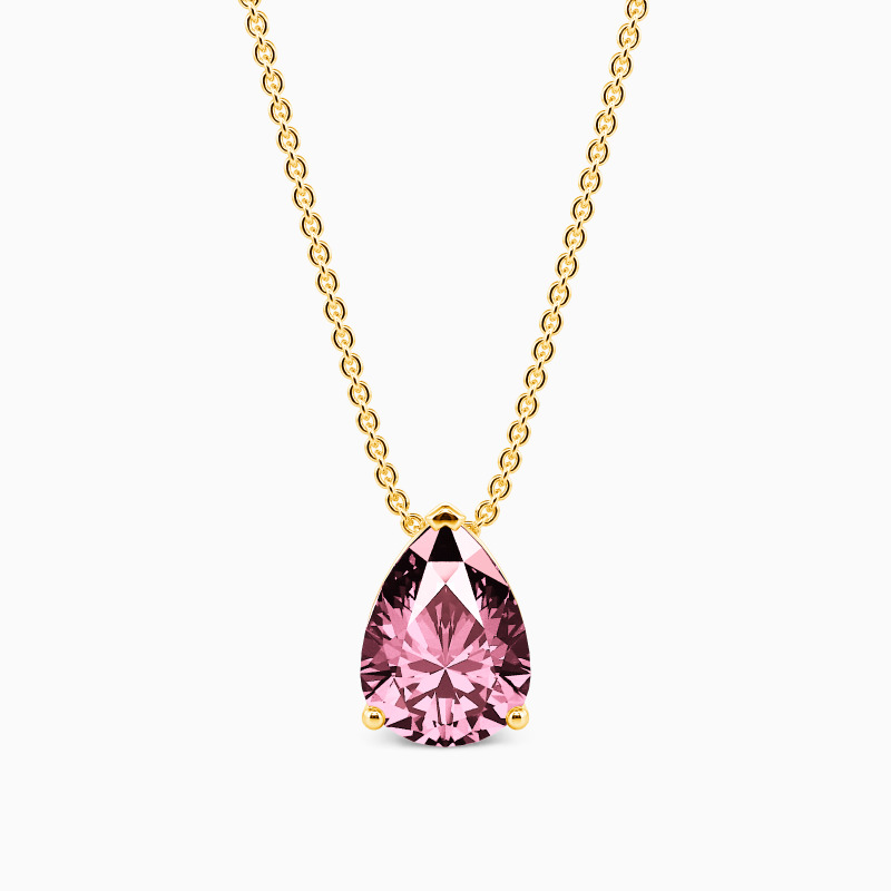 "Morning Mist" Pear Cut Necklace
