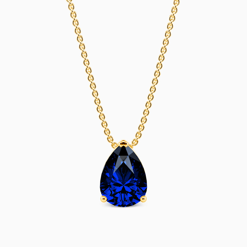 "Morning Mist" Pear Cut Necklace
