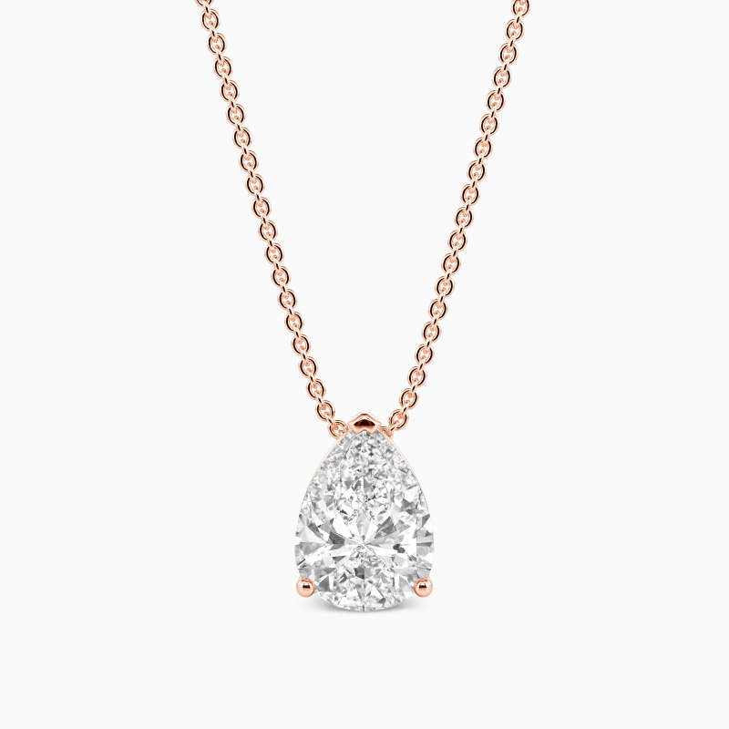 "Morning Mist" Pear Cut Necklace
