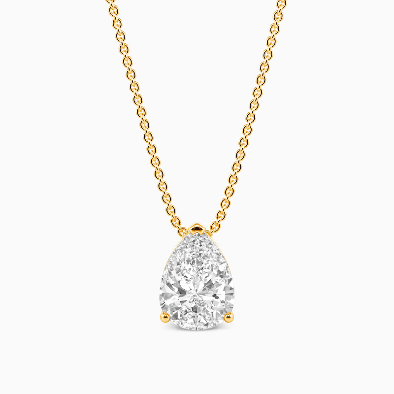 "Morning Mist" Pear Cut Necklace