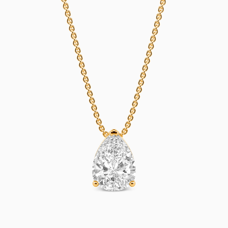 "Morning Mist" Pear Cut Necklace