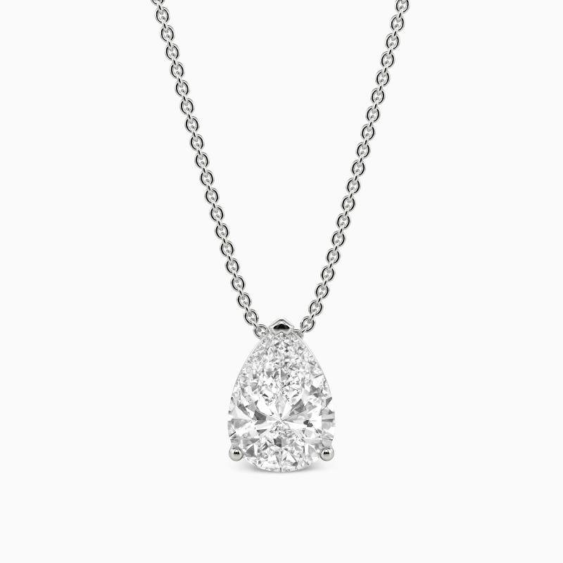 "Morning Mist" Pear Cut Necklace
