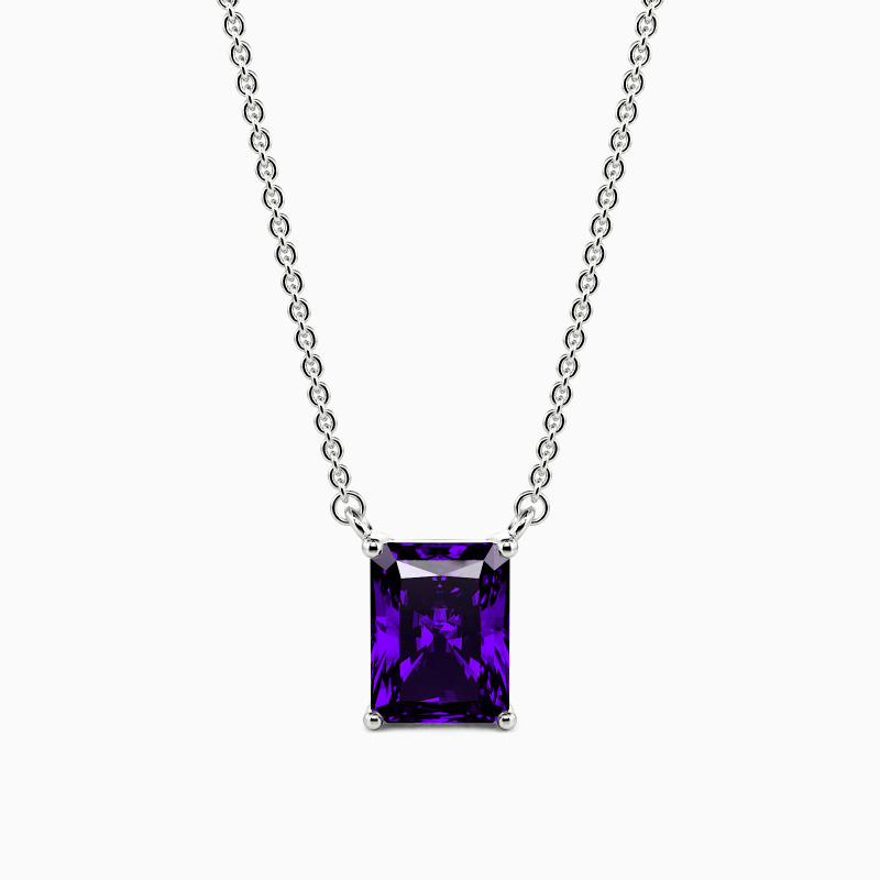 "Sober" Radiant Cut Necklace