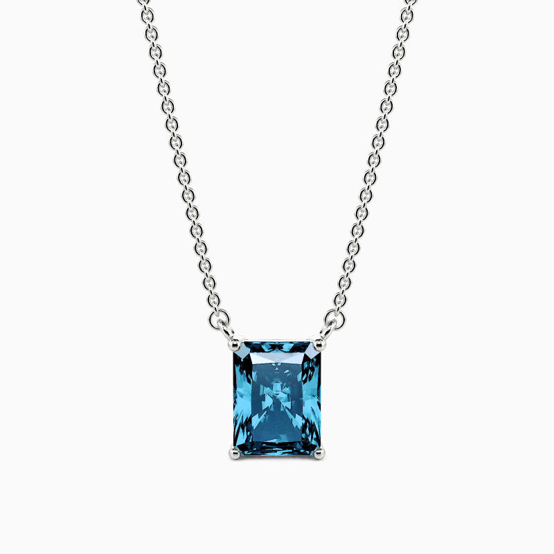 "Sober" Radiant Cut Necklace