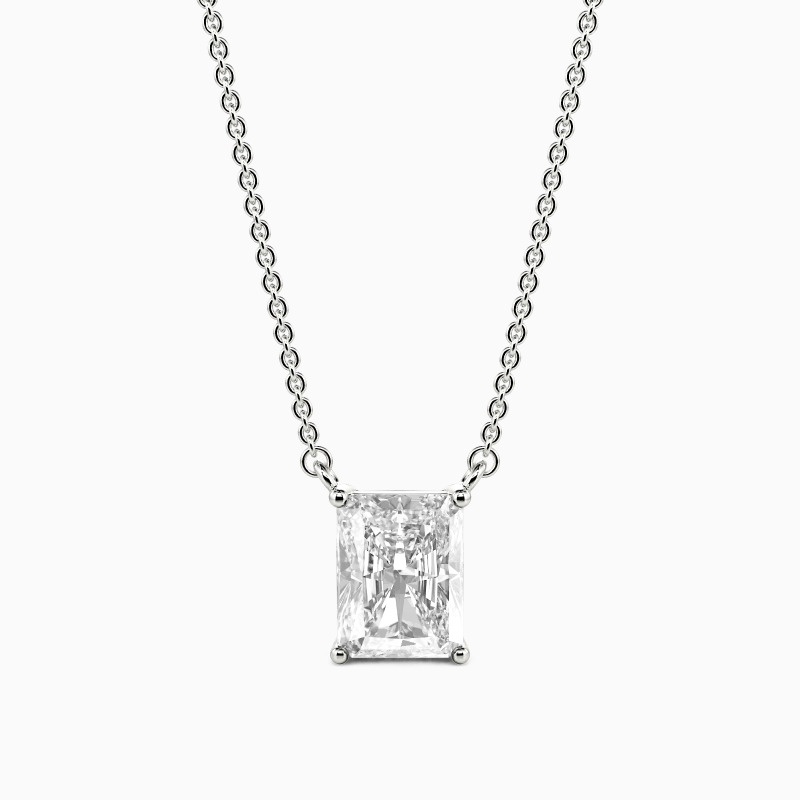 "Sober" Radiant Cut Necklace