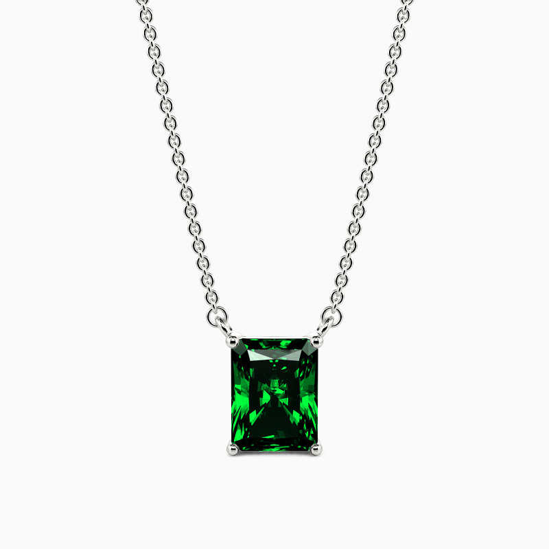 "Sober" Radiant Cut Necklace