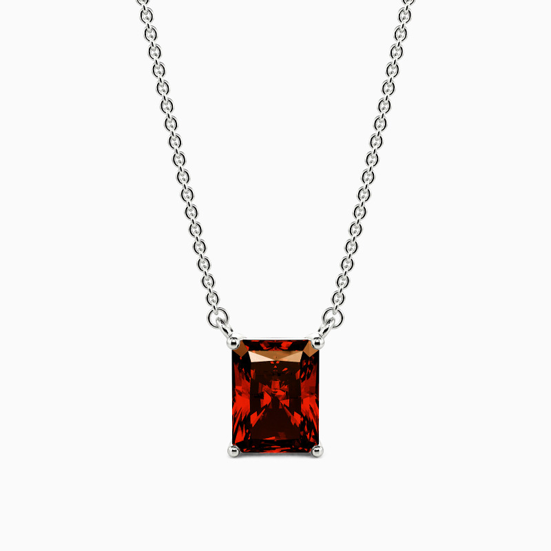 "Sober" Radiant Cut Necklace